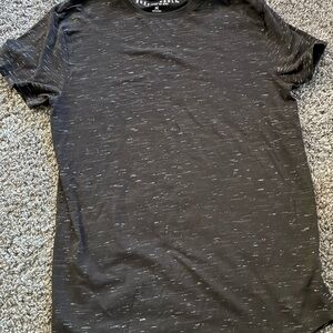Men's Black Speckled Short Sleeve Tee